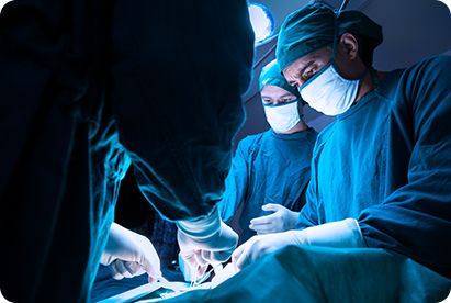 Team of Doctors Operating Surgery